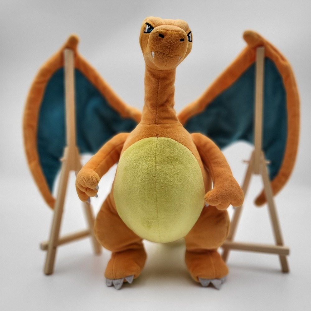 Pokemon Charizard Plush 12" Orange Dragon Toy Nintendo Game Freak Stuffed Animal - Picture 3 of 12